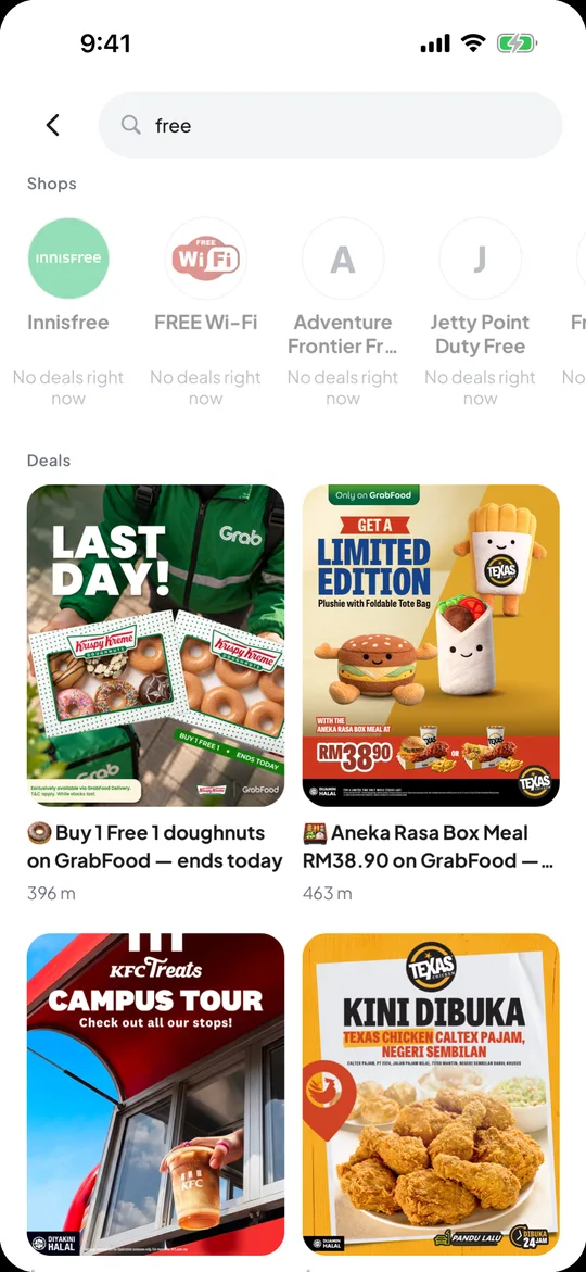Search with halal-only turned on